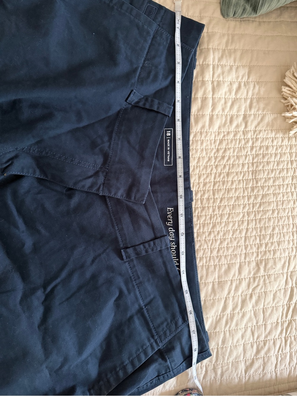 Vineyard Vines Navy Women's Bermuda Shorts - Picture 4 of 4